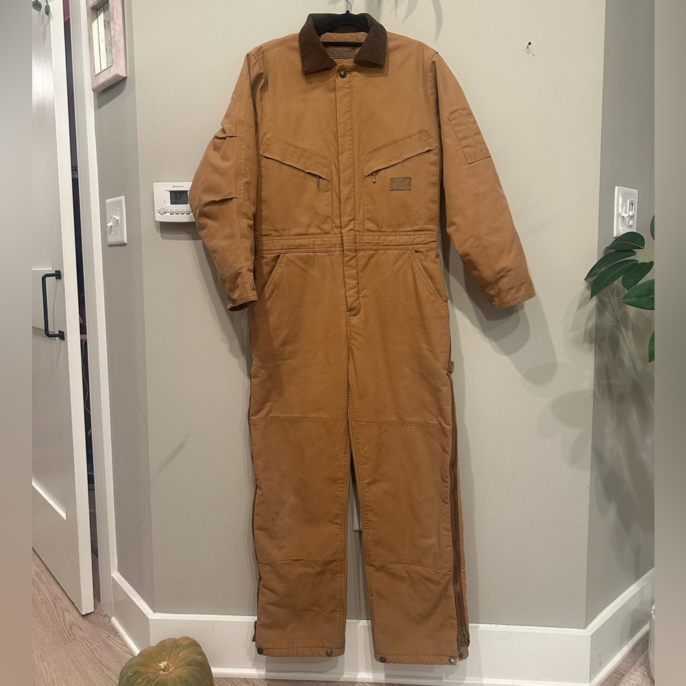 Schmidt Men's Durable Brown Coverall (Or Women’s S/M)